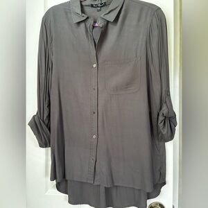 Velvet Heart Charcoal Button-Down Shirt